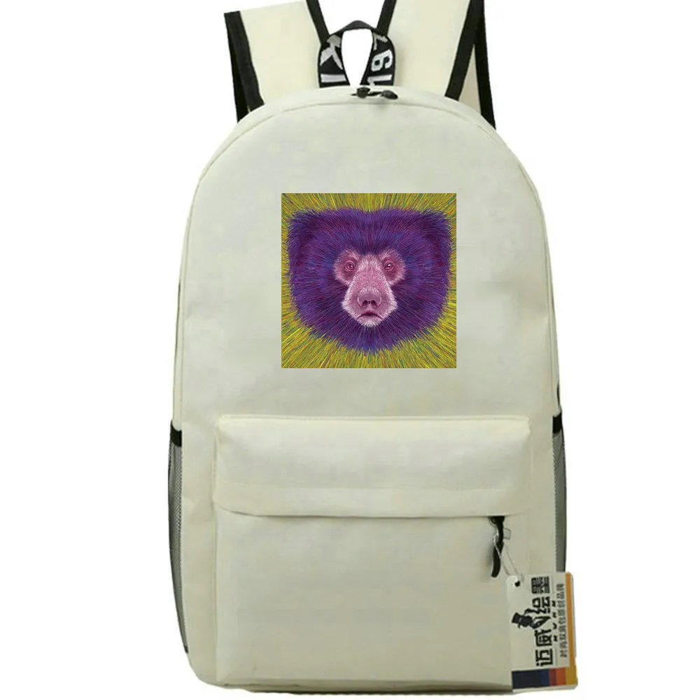 Sloth Bear backpack Animal day pack Melursus ursinus school bag Print rucksack Sport schoolbag Outdoor daypack