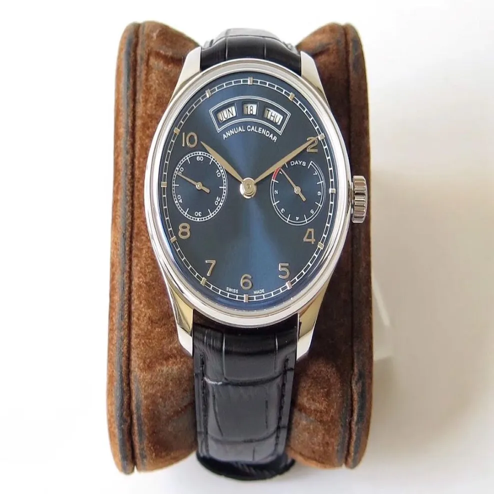 ZF Montre de Luxe 44mmx15m Men's Watch 52850ムーブメントウォッチオリジナル折りたたみブランド日付毎月と運動エネルギーは215Lを表示します