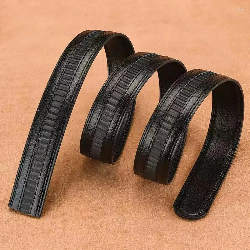 Gürtel 3,5 cm schwarze Kartensteckschlitz -Taillengürtel für Männer mit einstellbaren Vollzähne automatische Schnalle -Verlängerung ohne 120 cm