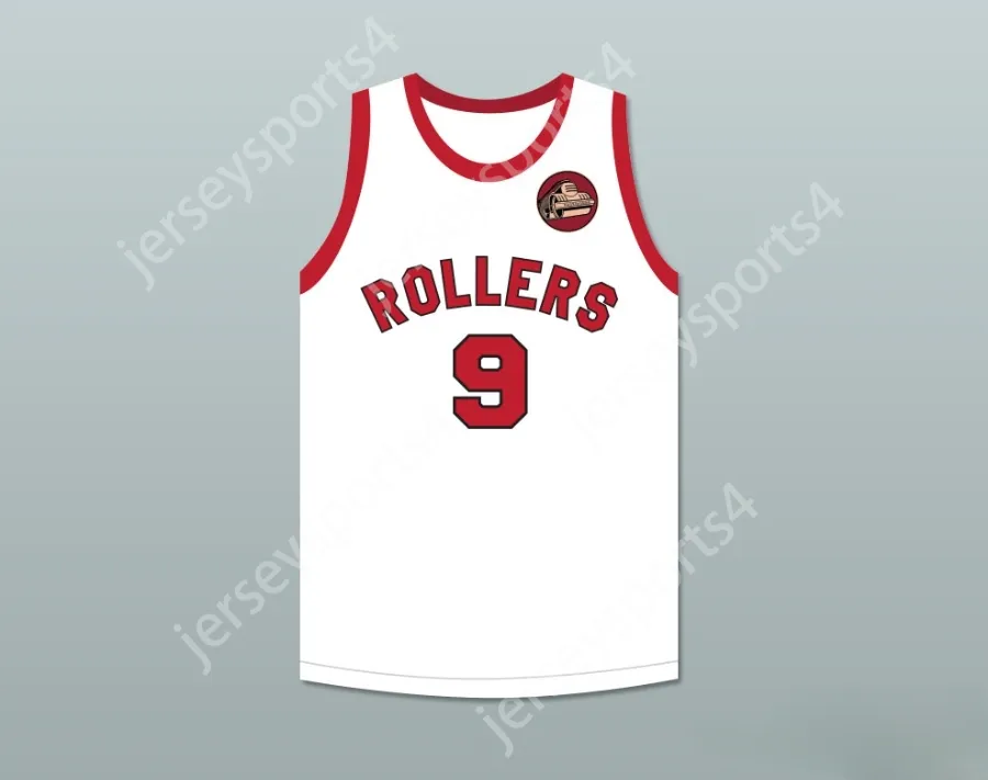 Custom Nay Mens Youth / Kids Bob Hubbard 9 Providence STEAMROLLLERS BASKETBALL BASKETBALL avec Patch 2 Top cousé S-6XL