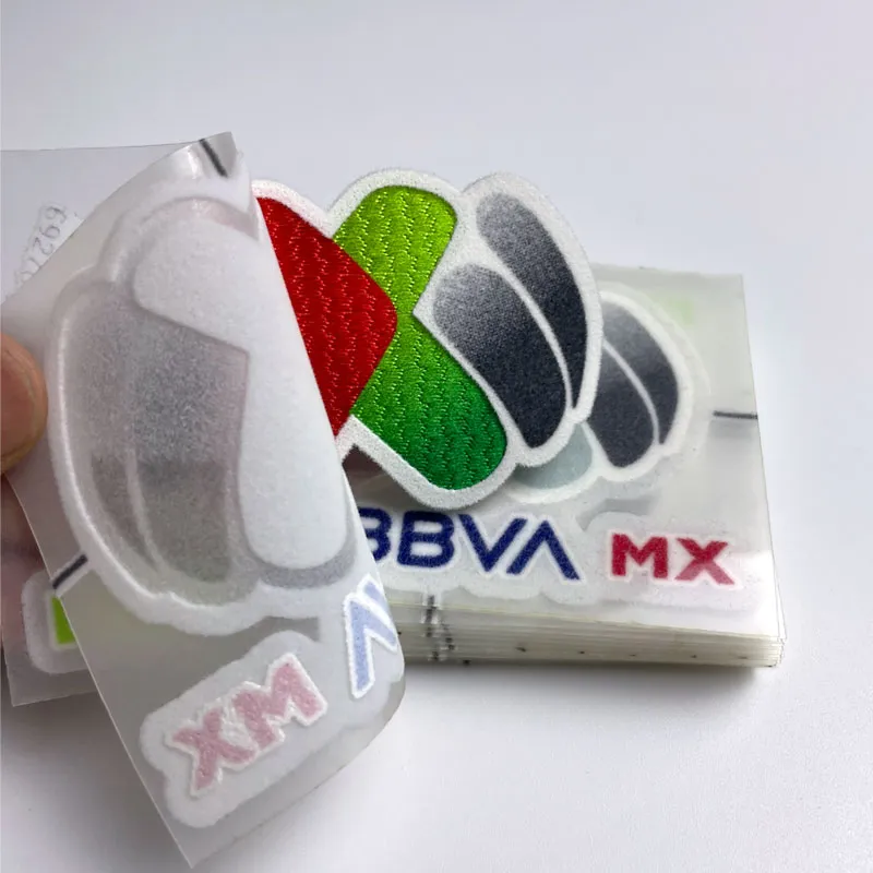 Liga MX BBVA Patch Wärmeübertragung thermische Sublimation Flockenmaterial Patch Lextra