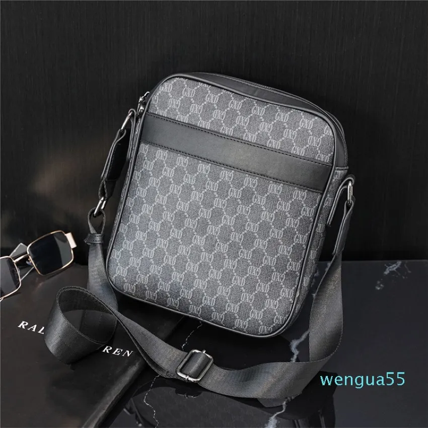 Luxury Men Bag Sac Lattice Designer Handsbags Crossbody épaule S pour 2021 Leather Messenger Man 255V
