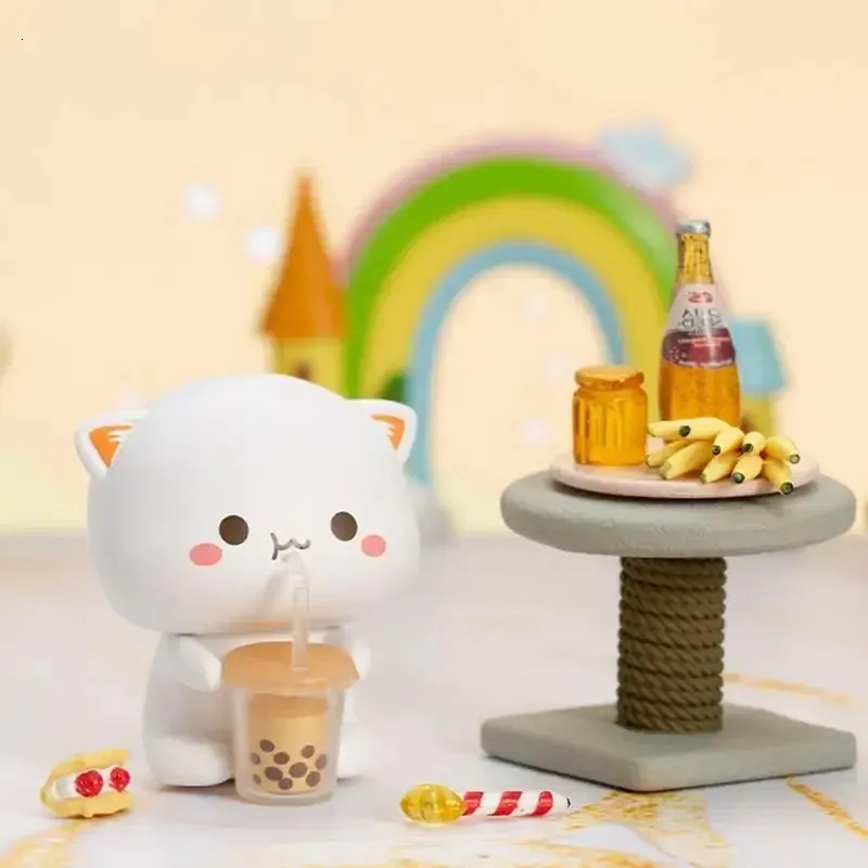 Mystery Box Season Lucky Cat Cat Cat Blind Box Toys Blind Bag Cartoon Figure Doll Bildrens Birthday Christmas Gift 240510