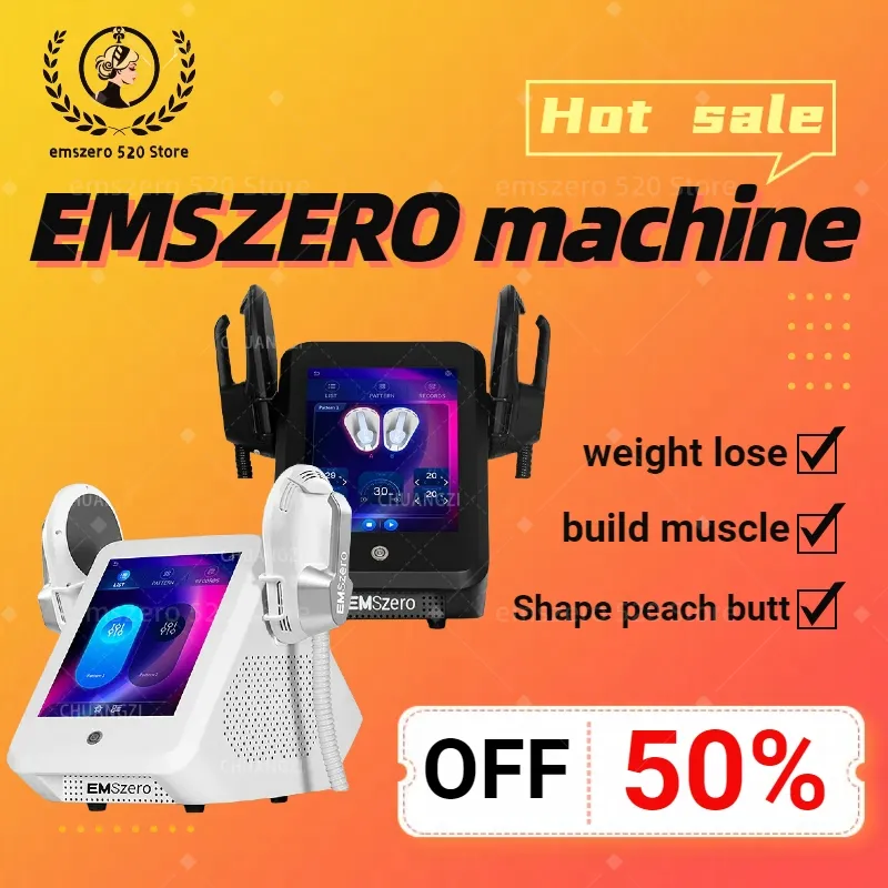 Nouvelles machines Emszero NEO Hi-EMT RF EMS Stimulatrice musculaire électromagnétique SCLUP 2/4/5 Handle Girdle Pelvic