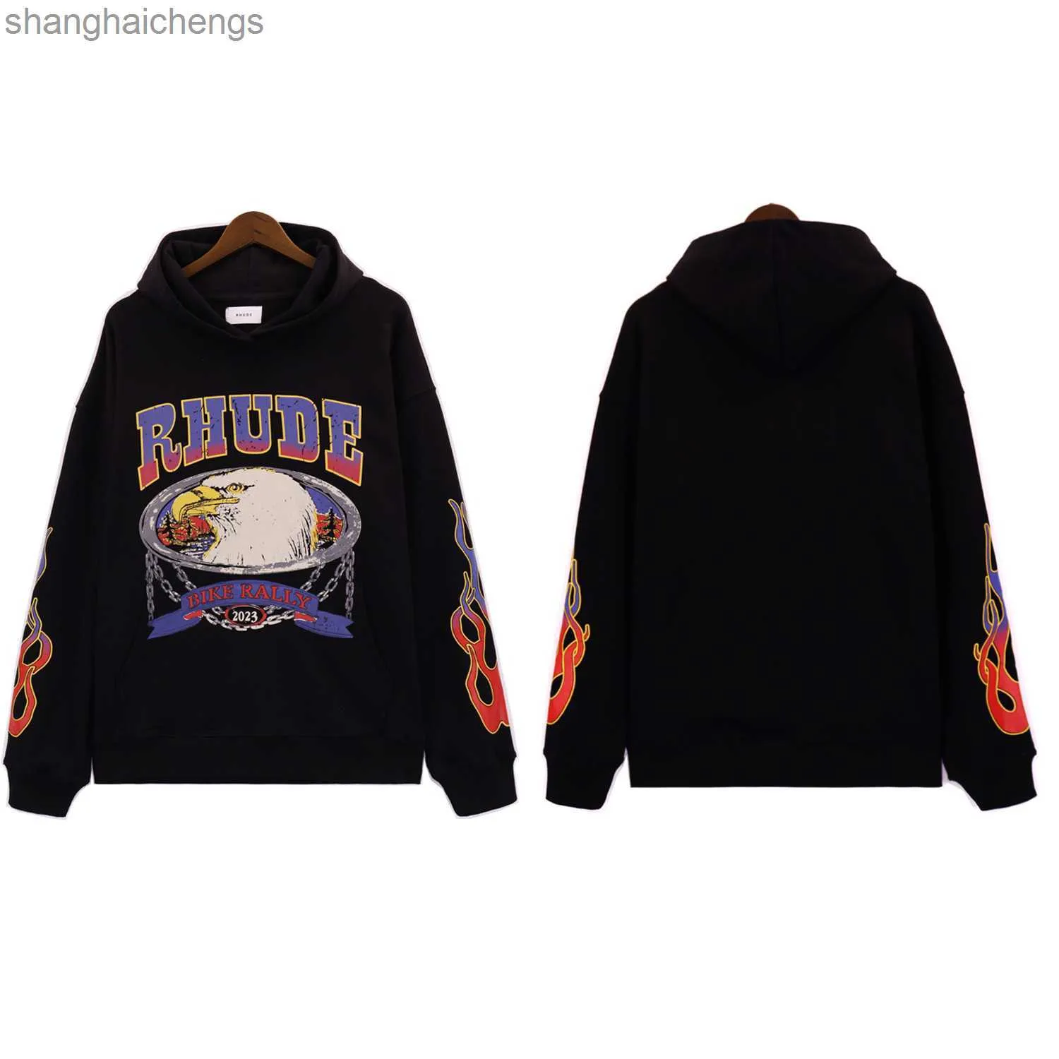 Luxury Counter Top Grade Designer Hoodies Autumn winter Cartoon Letter Pattern Printed Hooded Sweatshirt Unisex Batch with Logo