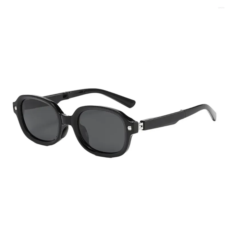 Sunglasses 180 Degree Opening Stylish Unisex With Sunlight Block Colored Lens Eye Protection For Hop