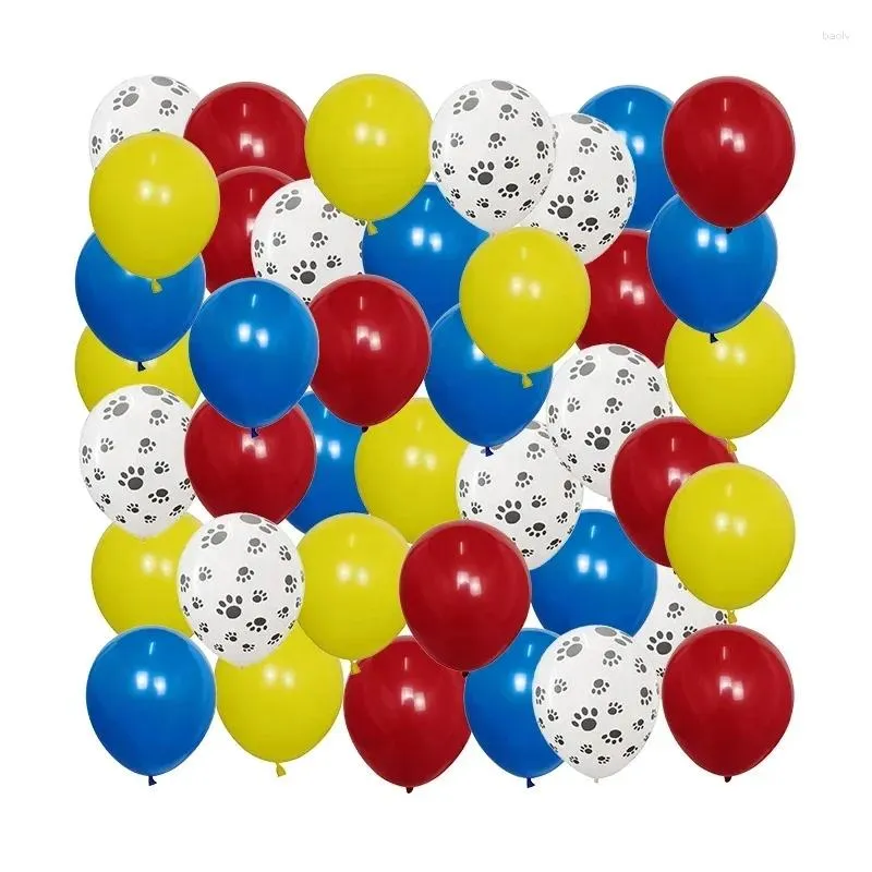 Feestdecoratie 40 stcs mix 10 '' huisdieren hond latex ballonnen dier thema decor kinderen klassiek speelgoed globos helium lucht opblaasbare ballen levering