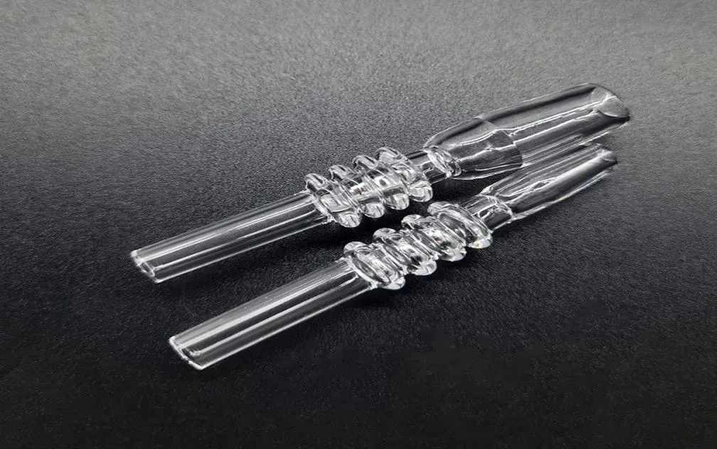 Accessoires de collection Astuce en quartz 10 mm 14 mm 18 mm Taille du joint pour mini nc kit de paille DAB TIP DRIP Tool à fumer vs tuyau d'eau1578313