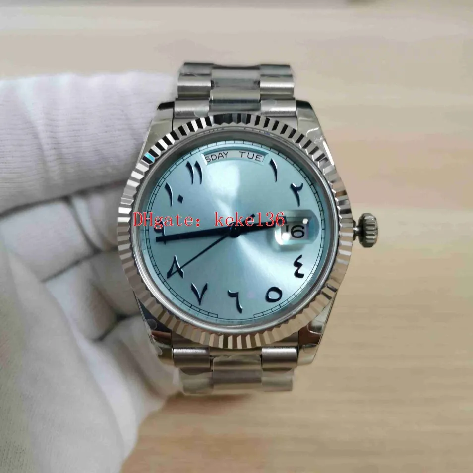 Top Quality Watch BP Maker 40mm Arab Dial Stainless 228206 228235 ice blue Triangular pit border 2813 Movement Mechanical Automatic Men 296m