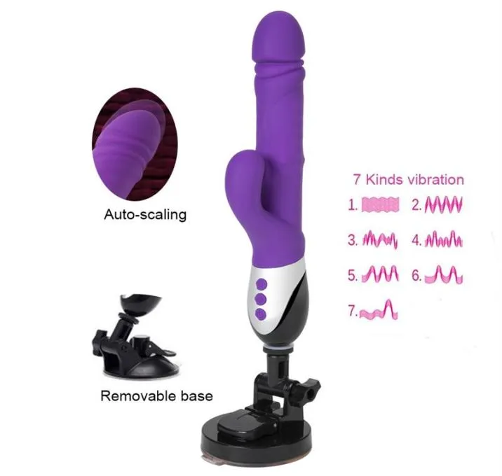 Thrusting Dildo Vibrator Automatic G spot Vibrator with Suction Cup Sex Toy for Women Hand Sex Fun Anal Vibrator for Orgasm 2240C1840632