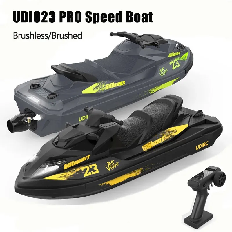 UDI023 RC Speedboat 2,4g Jet Spray RC Boat Remote Control Ship étanche Lights LED autonomes RTR RTR Modèles à grande vitesse Toys 240510