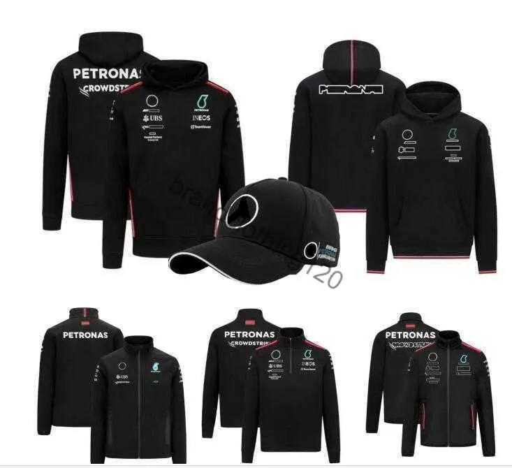 HQ Motorcycle clothes F1 Team Hoodie New Jacket Same Style breathable give away hat white or black LQ1B