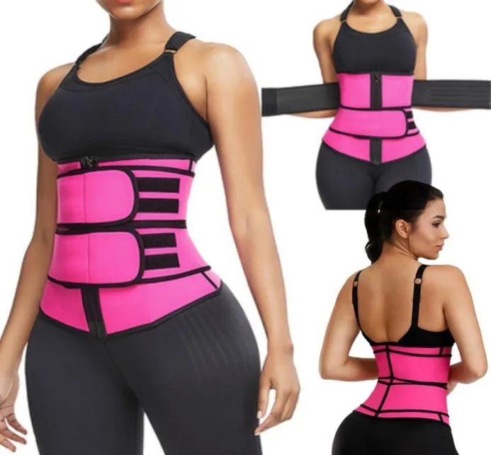 DHL Ship Plus Size Taille Trainer voor vrouwen Sauna Sweat Thermo Cincher onder Corset Yoga Sport Shaper Belt Slim workout taille 4858861