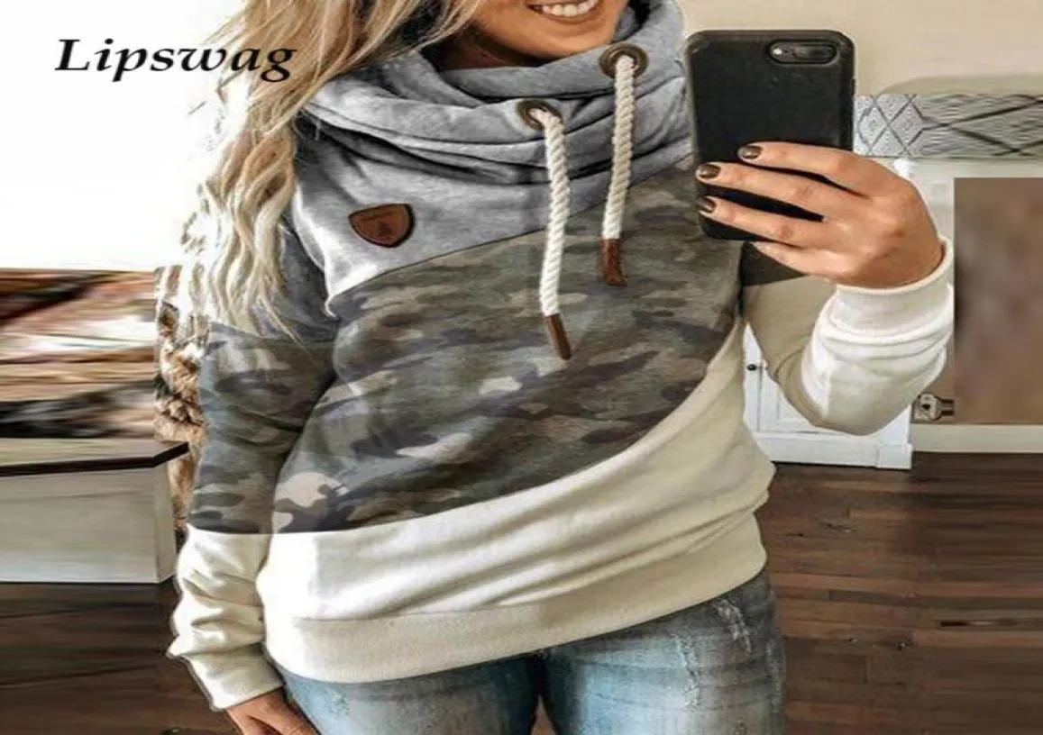 Kvinnor avslappnad lapptäcke huva tröja harajuku höst vinter långärmad fick hoodie kvinnliga dragskådar tröjor4691889971