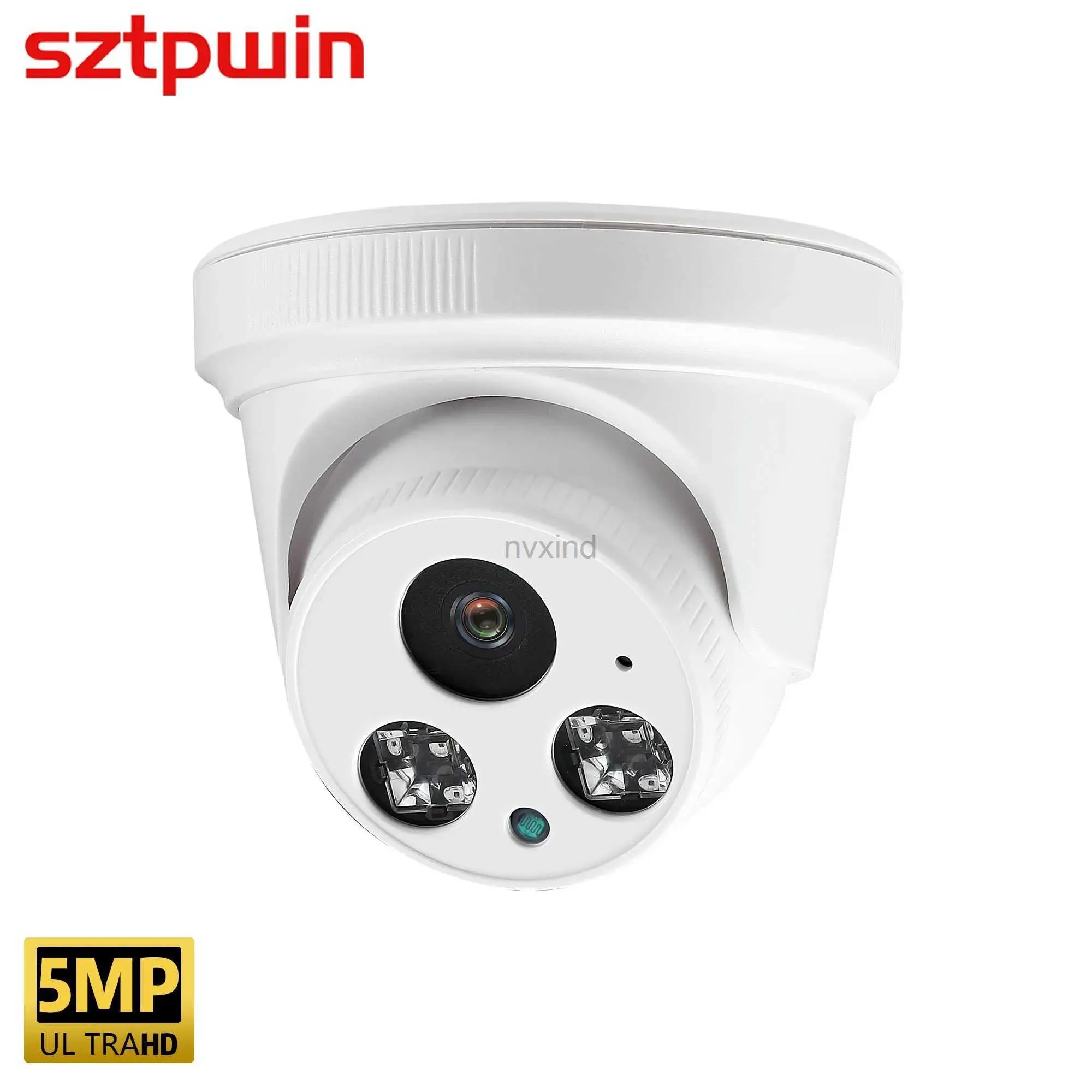 Caméras IP 5MP 3MP DOME POE CAMERIE IP H.265 1080P Détection faciale CCTV pour la surveillance de la sécurité intérieure dans le système NVR D240510