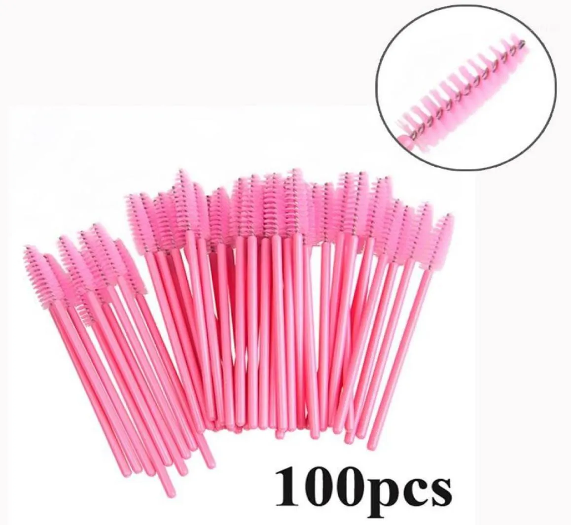 100pcs Brosse de cils jetable pour extension des cils oculaires mini-mascara TOLL6745807