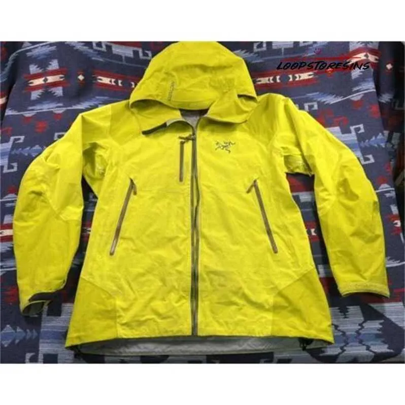 Ontwerpers Brand Windscheper Hooded Jackets Arc Jacket Waterdichte neon Geel Jacket Thetaar 1f6a