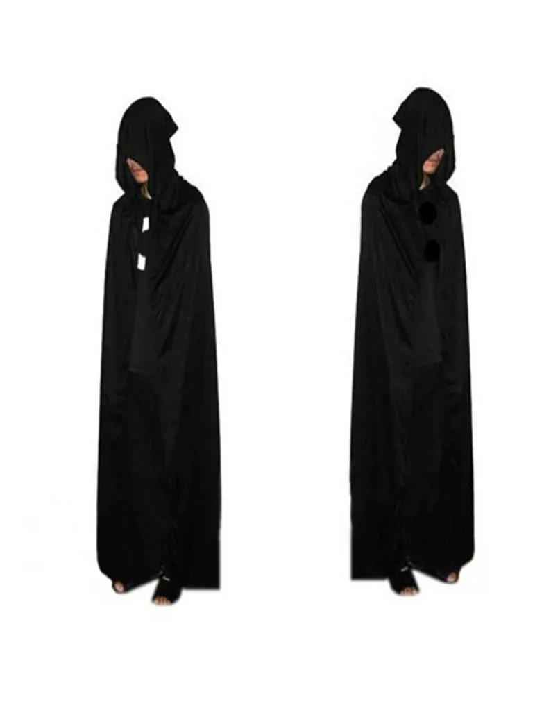 Halloween Morty Capuz Cape Witch Witch Adult Robe Cosplay Party Prop2294853