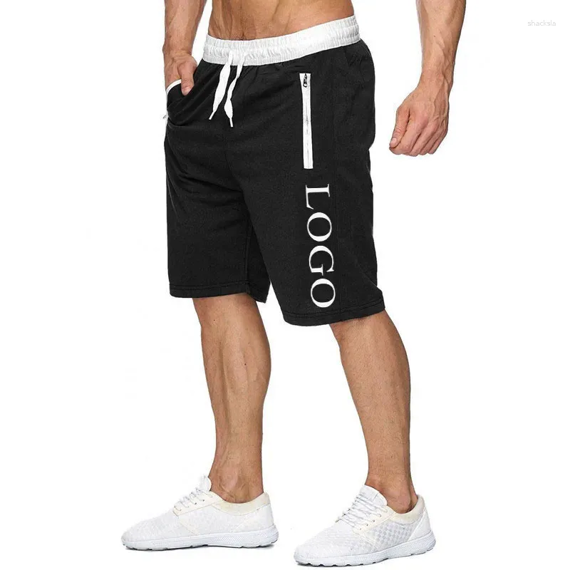 Herenshorts uw eigen ontwerpmerk Logo/foto Personaliseer Custom Anywhere Men Men Women DIY DIY Oversized mode