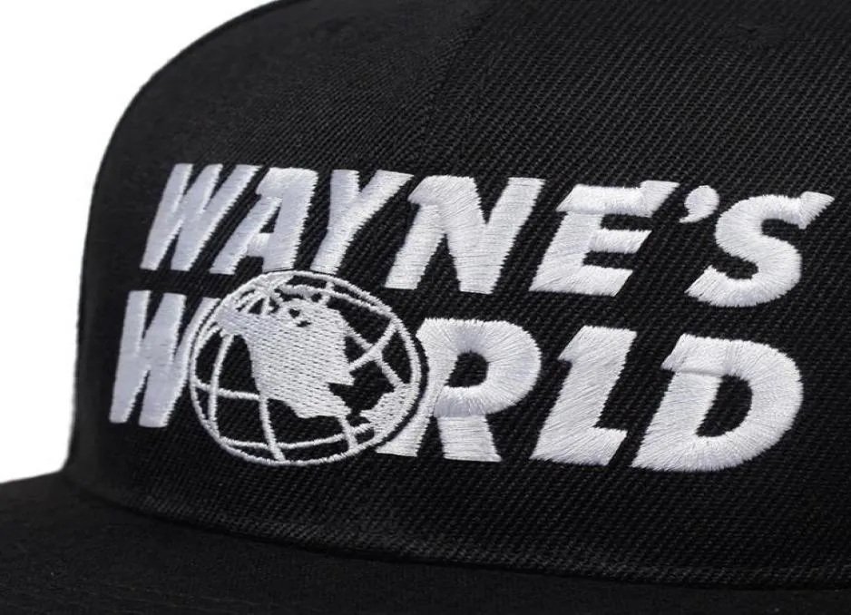 Fashionwayne039s Capata do World Hat Waynes World Baseball Caps Unisisex Earth Hats Bordado Trucker Dad Hat Unisex Cap3789708