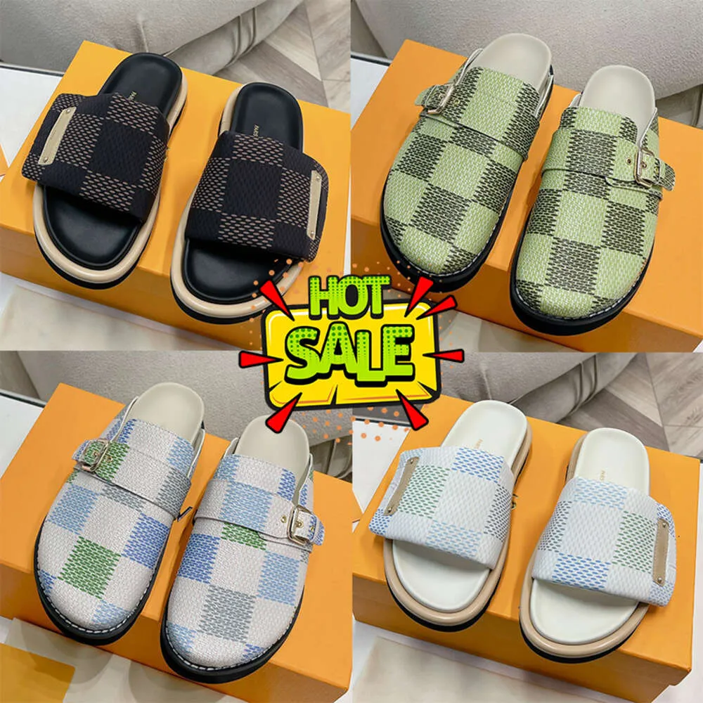 Louis vuitton damier sandals hotsell