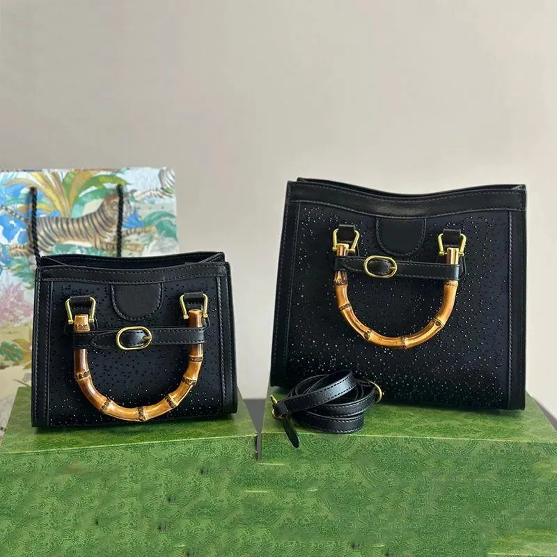 10A sacchetti di moda borsette grandi borsette shopping in bambù borsetta porta a prese con le borse in pelle vera capacità shimmer c grjv