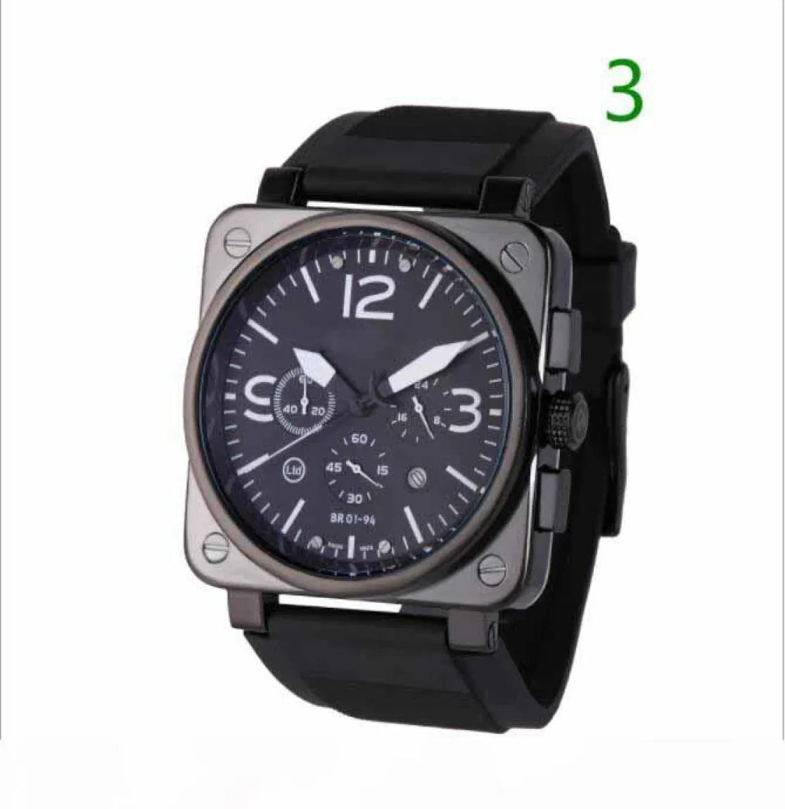 Nuovo quarzo orologio Men Bell Bell Watch inossidabile acciaio Ross orologi da polso BR023458708