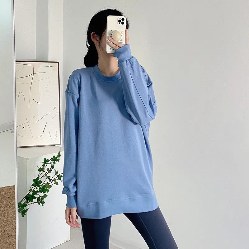 Oversized yoga top sales