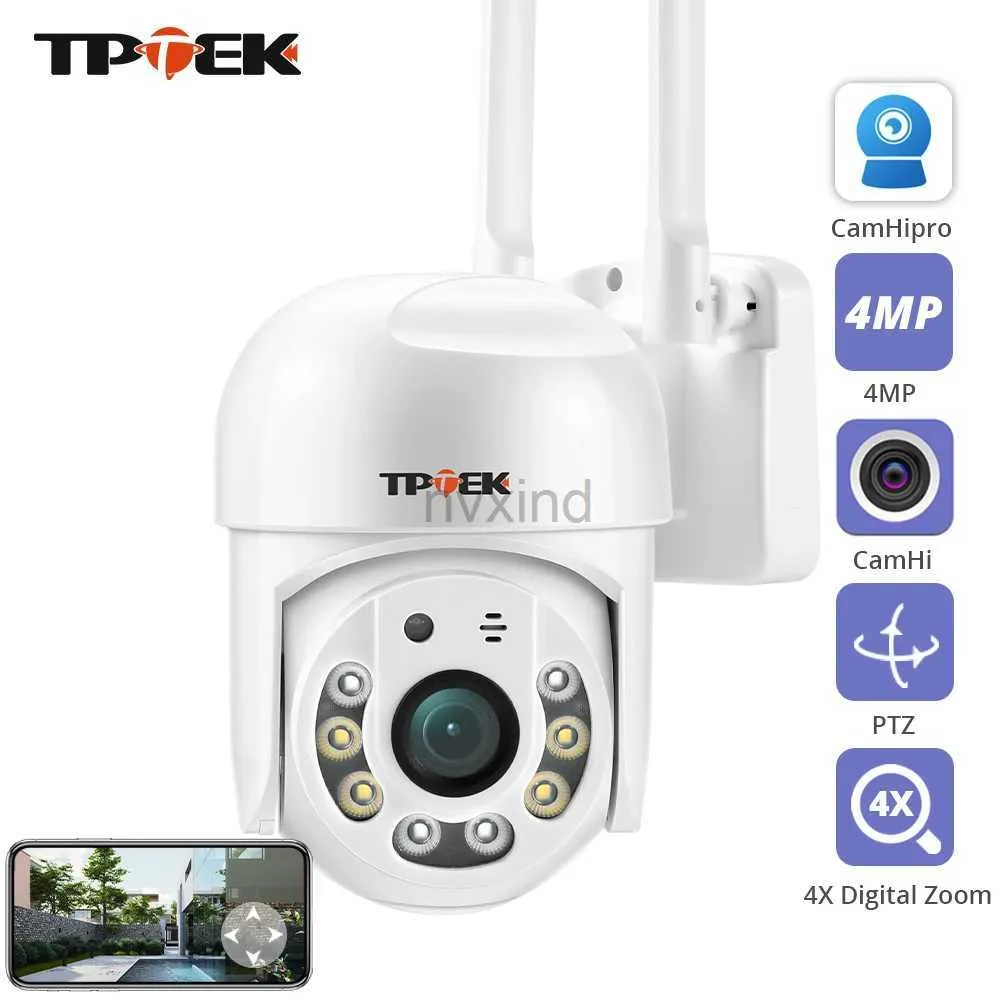 Câmeras IP 4MP 2K PTZ IP Câmera Wi -Fi Monitoramento de vídeo ao ar livre e interno 2mp 1080p 4x Digital Speed ​​Dome Camera D240510