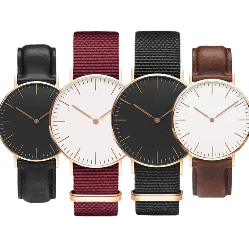 Groothandel Nieuwe mannen Horloges 40mm dames kijken 36 mm kwarts mode casual sportstijl hoogwaardige pols horloge 225U