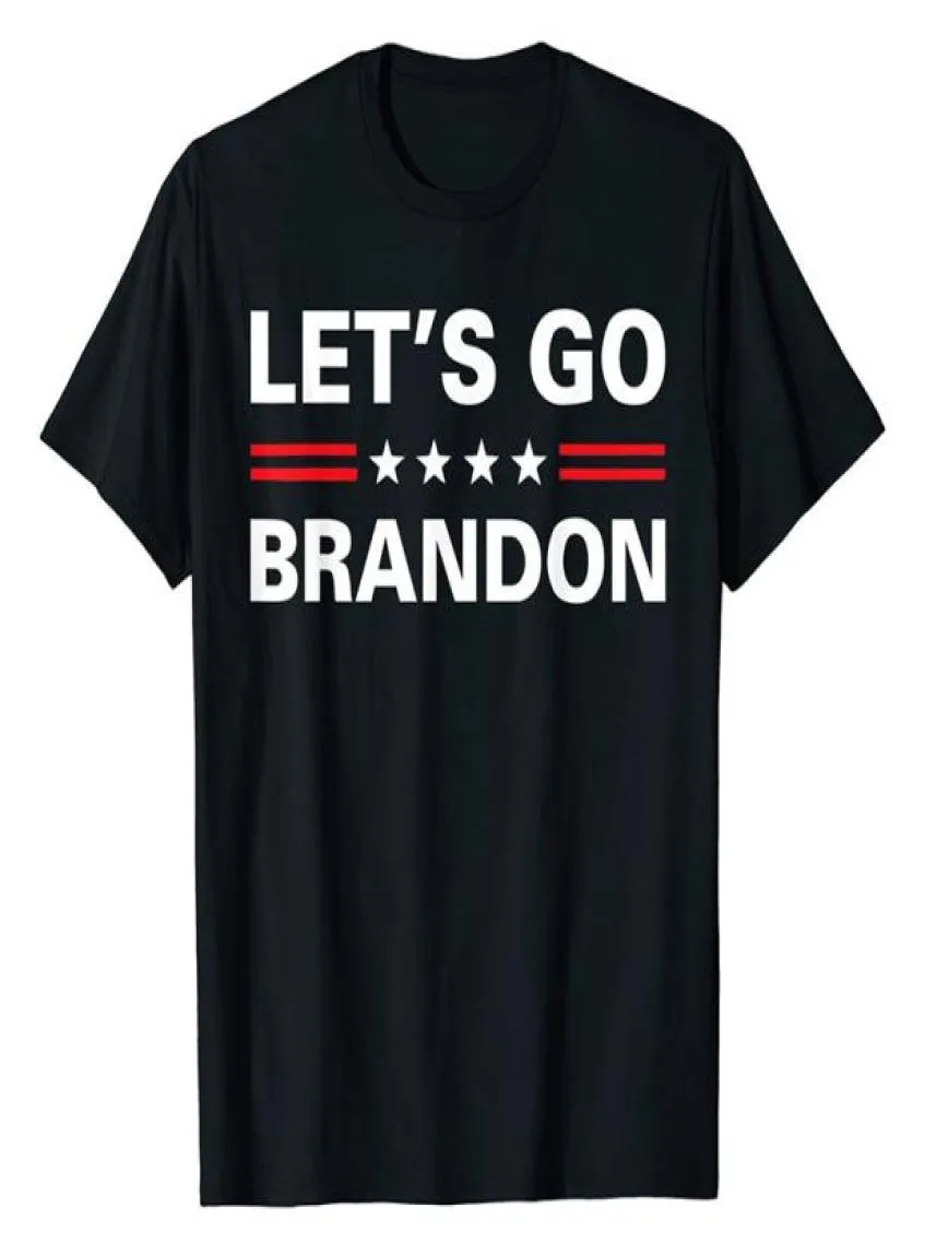 Unissex 100 Cotton Lets Go Brandon Men Funny Men Vintage Men039s T Camisetas Novidades de Tshirt de grandes dimensões Mulheres casuais tee4081177