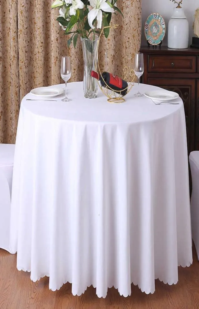 Yryie 1 st vast kleur paarse wijn rood wasbaar Wasbaar bruiloft tafelkleed voor round fable feest banket eettafel cover decor SH1909253381576