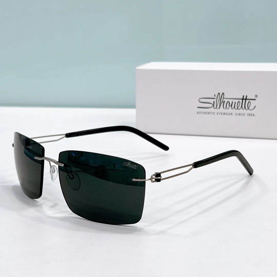 Qualité supérieure 5aaaaa + silhouette Nouvelle lunettes de soleil de créateur de mode vintage
