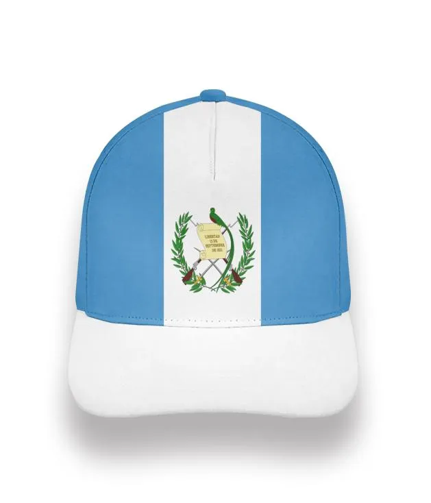 Guatemala Hat masculino DIY Nome personalizado Número GTM Cap Nation Flag country Country Guatemalão Espanhol Print Po Po Baseball Caps5490555