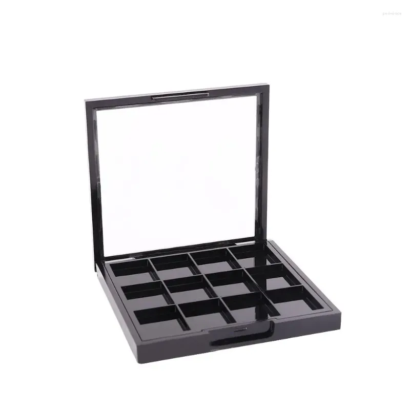 Bottiglie di stoccaggio Grids Transparente Copertina Cosmetica Contenitore Eye Makeup Box Oblio Vuoto Piatto di rossetto Palette fai -da -te