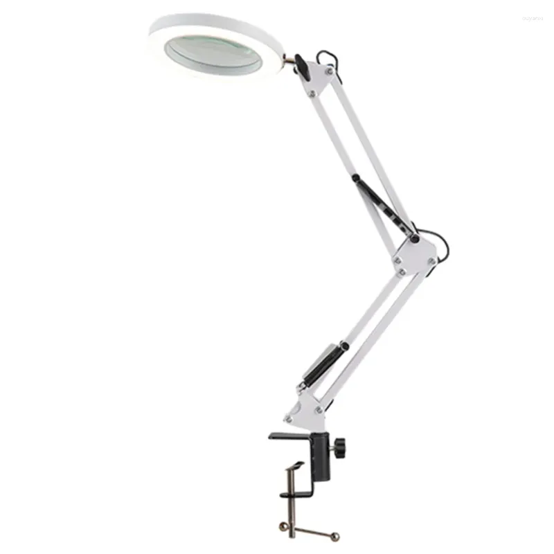 Tischlampen 10x Klampenlampe LED LED Leuchtet Leuchtstoff mit Ständer 3 Farbmodi für Handwerksreparaturarbeiten