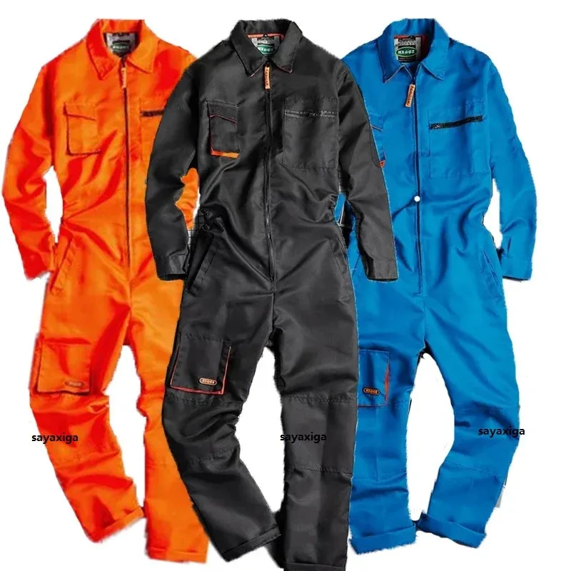 Werk algemene uniforme mannen vrouwen werken coveralls laspak auto reparatie workshop mechanisch uniform werk kleding magazijn suit 240430