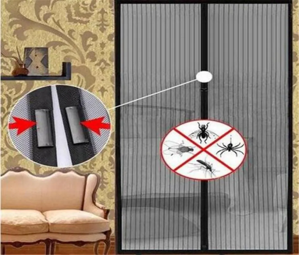Cortinas magnéticas de cortina anti -mosquito de verão