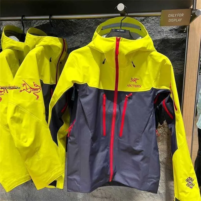 Waterproof Windproof Shell Jackets Men and Women Sv of the Year of the Loong Limited Outdoor Jack Hard Shell Waterproof Jacket QSWQ