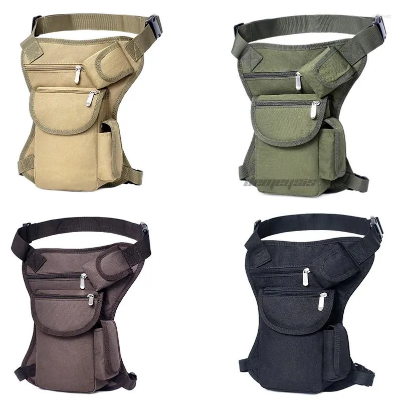 Sac à dos Bags de cuisse de taille militaire de la taille de la taille de l'armée durable Sac à jambe de jambe de la jambe d'extérieur Hip Bum Bum Fanny Pack