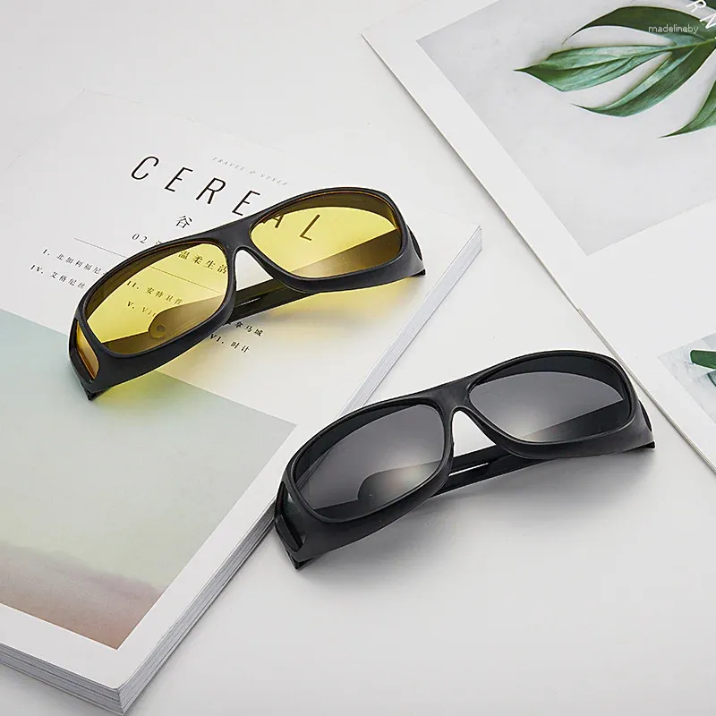 Óculos de sol Frames Car Segurança da visão noturna Dirigir óculos de óculos unissex Sun Proteção UV