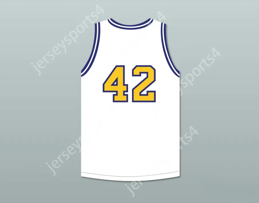 Custom nay mass jovens/crianças Al Horford 42 Grand Ledge High School Comets White Basketball Jersey 1 Top Stitched S-6xl