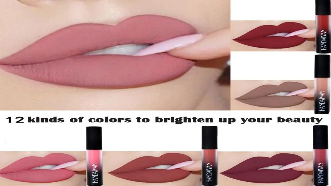 Nuovissimo trucco da donna Makeup Sexy Red Lip Matte Lipstick Lipstich Waterproof Long Long Nude Lip Gloss Matte Tint Tint Cosmetics RF05413120514