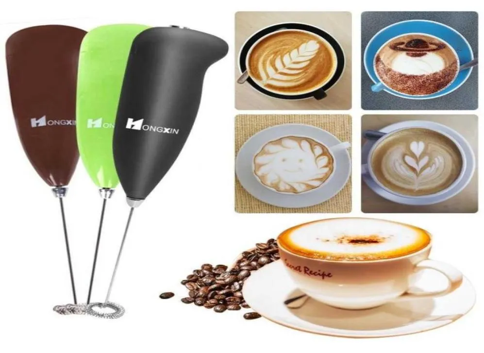 Frother à lait électrique avec fabricant de portes de fouet pour café mixeur de boisson au chocolat à latte de latte au chocolat 38472229997294