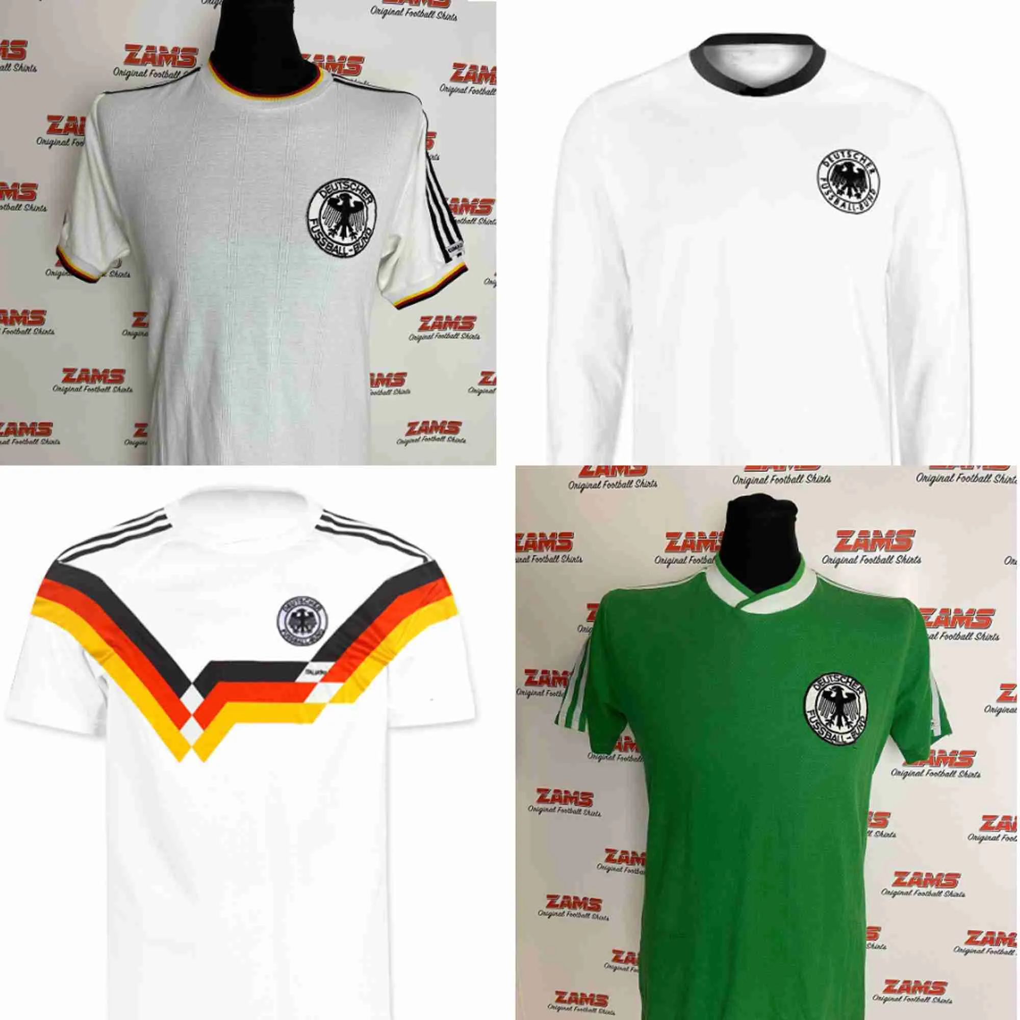 1974 Allemagne Retro Soccer Jersey Beckenbauer Klinsmann Matthias 1986 1990 1992 94 96 Classic Home Shirt Kalkbrenner Vintage Jerseys Football Uniforme
