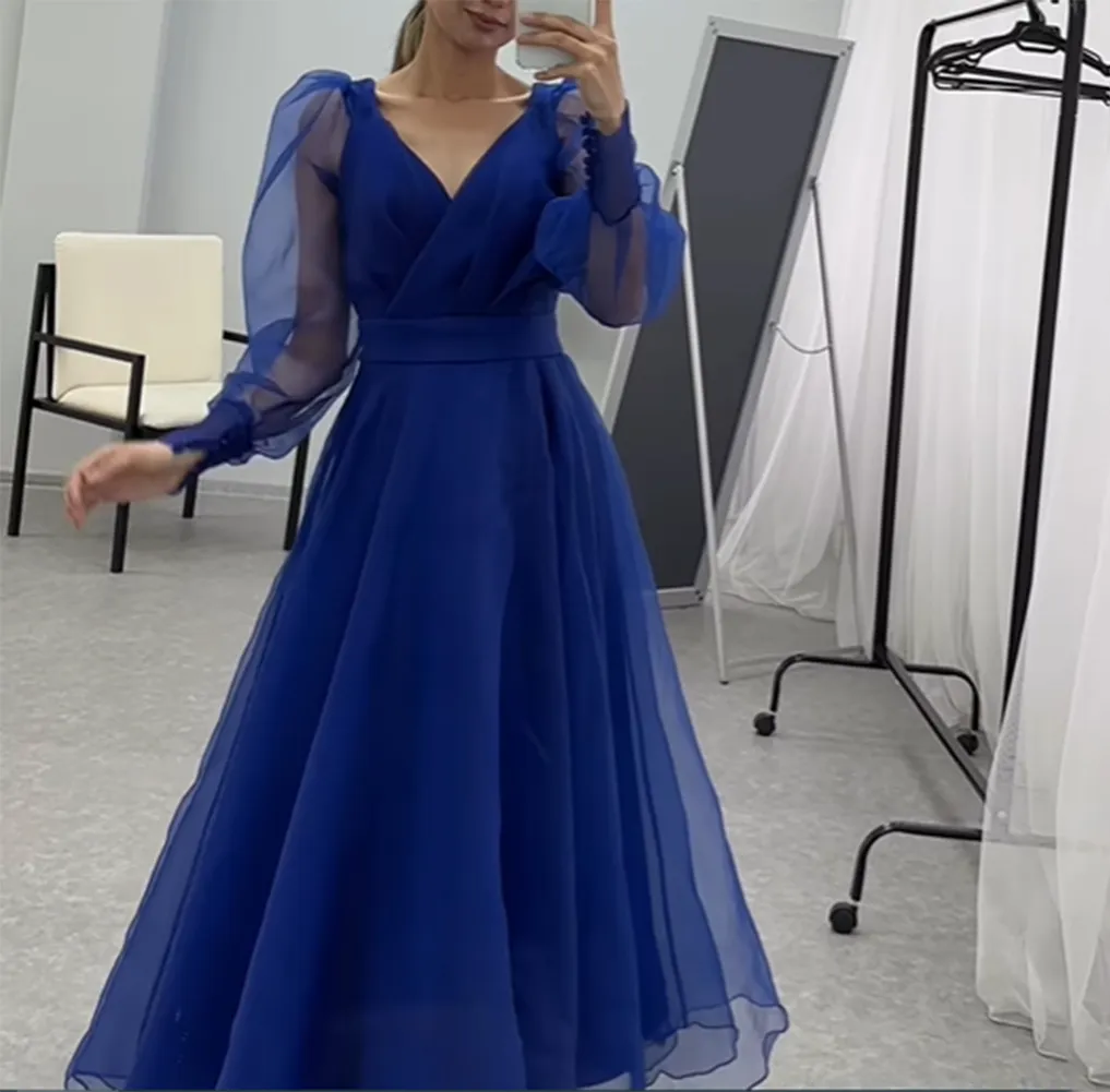 short summer formal dresses Designer Mini Dress Blue | Sleeveless Dress Mini main image 1