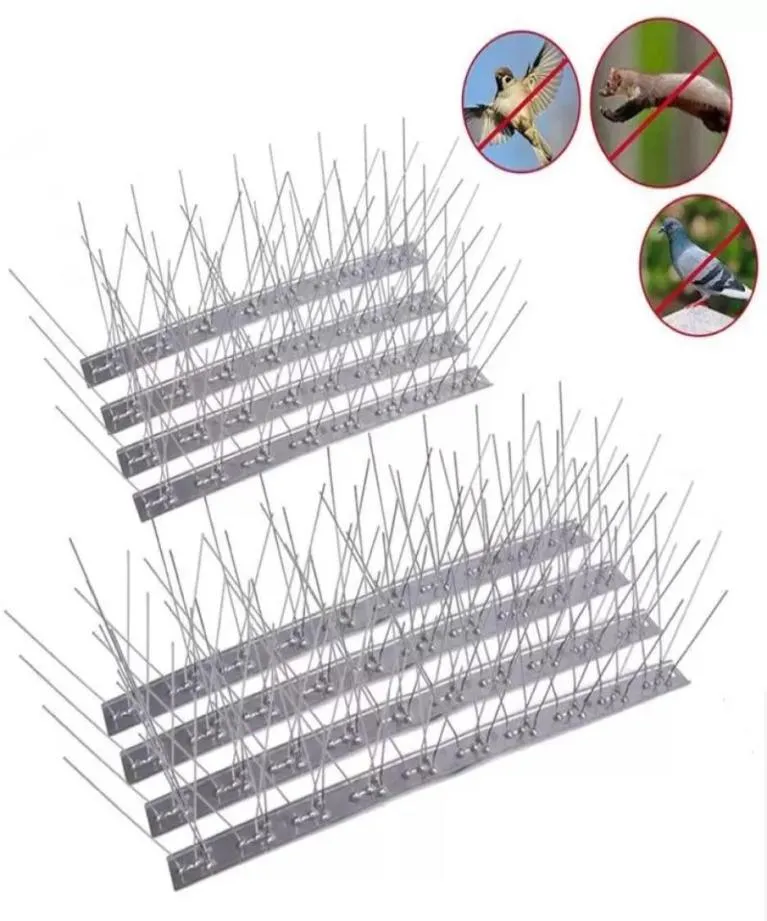 Andere vogels leveren roestvrijstalen spikes Ecofriendly Anti Climb Guard Beveiliging Wandeltuin Indringer Repellent Burglar6280841