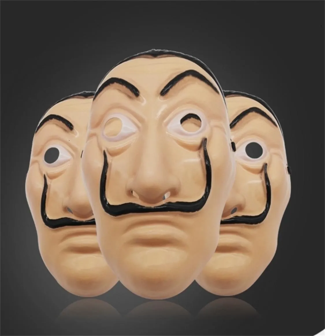 Fabrik OutletSalvador Dali Full La Casa de Papel Face Mask Film Halloween Kostüm Cosplay Masken HHE14218033658