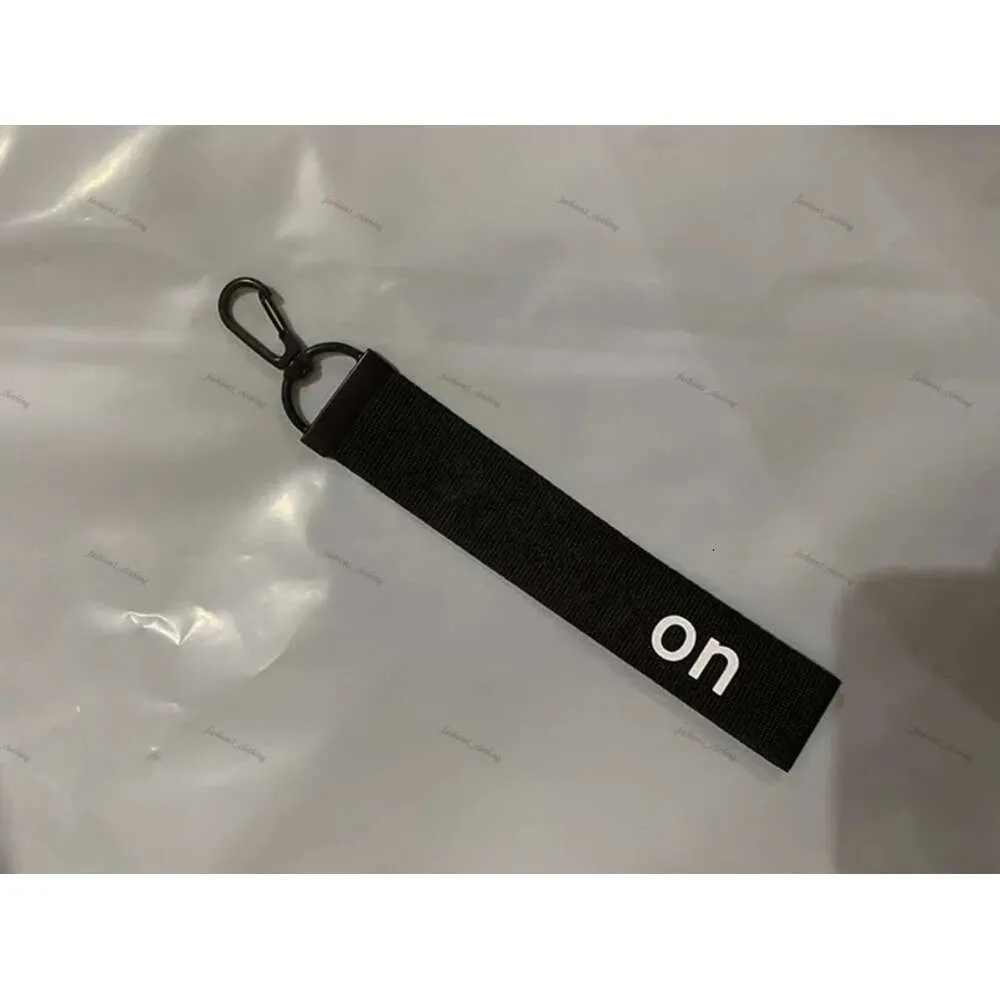 lu Fashion Yoga Keychain Women Fitness Running Elastic lanyards High Quality 