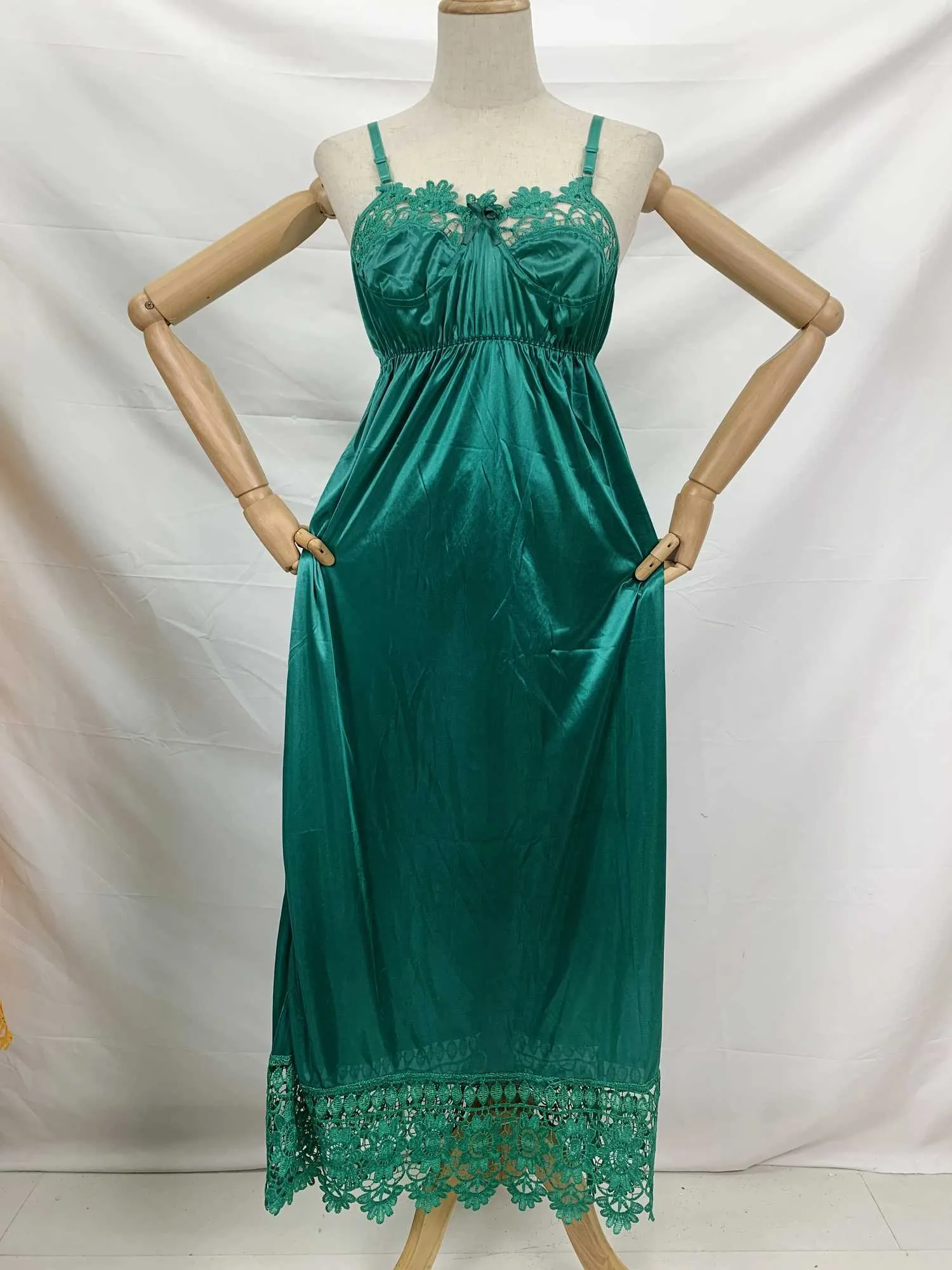 DHgate African Oversize Solid Nightgown Dress Adjustable Strap Nightdress Casual Dresses for Women Stain Resistant Nightwear Apparel
